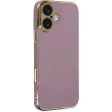 Newface Iphone 16 Kılıf Volet Silikon - Mor