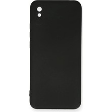 Newface Xiaomi Redmi 9A Kılıf Nano Içi Kadife Silikon - Siyah