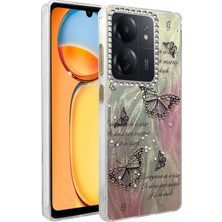 Newface Xiaomi Redmi 13C Kılıf Blade Aynalı Desenli Kapak - Desen 6