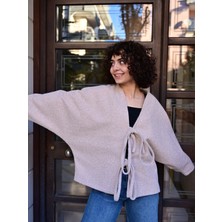 Betül Nayır Kırçıllı Ceket -Bej