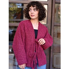 Betül Nayır Kırçıllı Ceket -Bordo