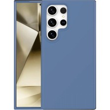 Newface Samsung Galaxy S24 Ultra Kılıf First Silikon - Mavi