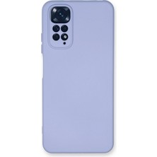 Newface Xiaomi Redmi Note 11 Kılıf Nano Içi Kadife Silikon - Lila