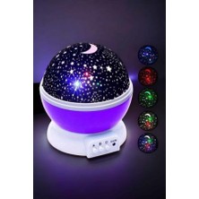 Eilo Luxe Mavi ve Mor Işıklı Star Master Projeksiyon Lambası - AA002C-67YVC4