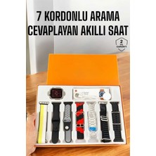 Eilo Luxe Akıllı Saat 7 Kordonlu Bildirim Görebilen Metal Kordon Gps Özelliği - AA002C-67XGH3