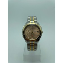 Oreint Erkek Quartz Kol Saati | Retro Koleksiyon | Kronograf & Takvim Fonksiyonlu | Rose Gold Kadran