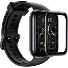 Eilo Luxe Oppo Realme Watch 2 Pro 3D Full Kaplama Ekran Koruyucu PET+PMMA-(5775) - AA002C-67AUO1