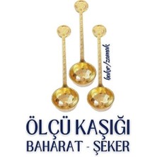 Eilo Luxe Hsnet 3 Lü Şeker ve Ölçü Kaşığı Vintage Design - AA002C-66O886