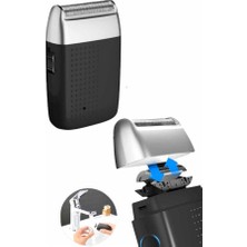 Eilo Luxe Taşınabilir Şarjlı Kablosuz Mini Tıraş Makinesi Sinek Kaydı Tıraş - AA002C-67TYQ6