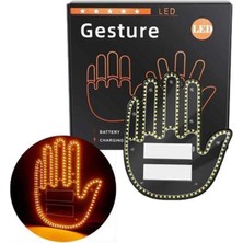 Eilo Luxe LED Işık El Işareti Araç Camı Için Uzaktan Kumandalı - AA002C-67YR75