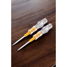 Eilo Luxe Kontrol Kalemi Nikel Kaplama Çift Başlıklı Test Cihazı - AA002C-67YJ33