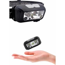 Eilo Luxe Sensörlü Şarjlı Type-C Şarj Işıklı Kafa Lambası Kamp Lambası - AA002C-67V0G4