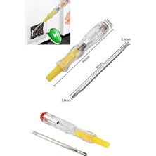 Eilo Luxe Çift Uçlu Kontrol Kalemi Elektrik Test Kalemi Şeffaf - AA002C-67UZB3