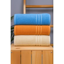 Dotamess %100 Organik Pamuk Milano Premium Antbakteriyel 50X100 cm 3'lü El ve Yüz Havlu Seti