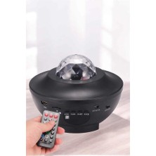 Eilo Luxe Projektör Yıldız Gece Lambası Disko Topu Bluetooth Bağlantılı Taşınabilir ? - AA002C-67YG3