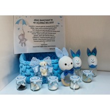 Tanin Puset Kırk Uçurma Sepeti Yenidoğan Hediye Sepeti