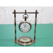 Avensyy Pirinç Masa Üstü Saat