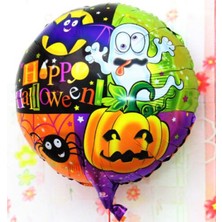 Ayder Timya Halloween Örümcekli Kabaklı Folyo Balon 18 inç (Timya/Go1395)  203025