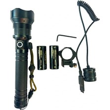 Go İthalat Wison WS-5412 Tüfek Feneri, Geniş Açı Avcı El Feneri 20 Watt (784)