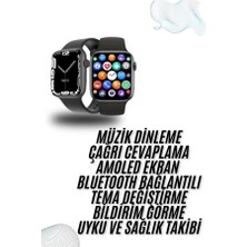 Eilo Luxe Plastik Kordonlu Kalp Atışı Uyku Takibi ve Çağrı Cevaplayabilen Akıllı Saat - AA002C-67TWY2