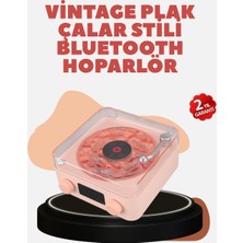 Eilo Luxe Retro Kristal Netliğinde Ses – Gece Işıklı Retro Bluetooth Hoparlör - AA002C-67TV41