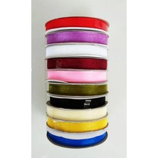 Duck Hoby 10 Adet Farklı Renk Organize Kurdale Tül Kurdale 1 cm En  – Kurdele