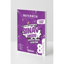 Pruva Akademi 8. Sınıf Matematik Sınav Modu | 15 Branş Denemesi – Gerçek Sınav Deneyimi |