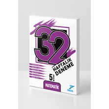 Pruva Akademi Pruva 5. Sınıf Matematik 32 Haftalık Deneme – Haftalık Denemeler, Video Çözümlü