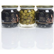 Elif Hanım Çiftliği Gemlik Zeytin Tanışma Paketi 3’lü (700 gr + 700 gr + 700 Gr)