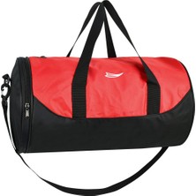 Avensyy Silindir Spor Çanta El Valizi Kırmızı