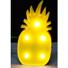 Avensyy LED Işıklı Ananas Gece Lambası Dekoratif LED Aydınlatma