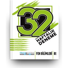 Pruva Akademi 8.sınıf Lgs Fen Bilimleri 32 Haftalık Deneme Video Çözümlü Akıllı Tahta Uyumlu