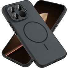M.TK Moveteck Xiaomi Mi 15T Pro Kılıf Kamera Korumalı Magsafe Şarj Özellikli Yumuşak Kenarlı Hassas Butonlu Mat Silikon Kapak