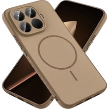 M.TK Moveteck Xiaomi Mi 15T Pro Kılıf Kamera Korumalı Magsafe Şarj Özellikli Yumuşak Kenarlı Hassas Butonlu Mat Silikon Kapak