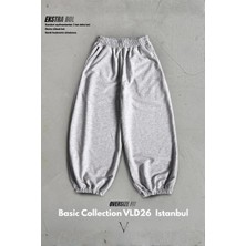 Vladivosto Oversize Fit 2 Iplik Mevsimlik Baggy Büyük Beden Eşofman Altı