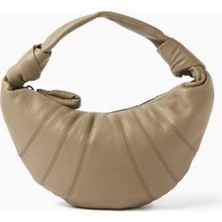 Lemaire Mini Fortune Kruvasan Deri Omuz Çantası, Minimal & Zarif