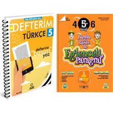 Lodos Yayınları Arı Yayıncılık 5. Sınıf Türkçe Akıllı Defteri ve Lodos Eğlenceli Paragraf Soru Bankası Seti 2 Kitap