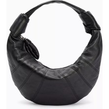 Lemaire Mini Fortune Kruvasan Deri Omuz Çantası, Minimal & Zarif