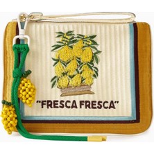 Alemais Saten Contessa Limon Temalı El Çantası, Şık & Eğlenceli