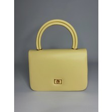 Özbu Kutu Gold Zincir Askılı Kulplu El & Omuz Çanta