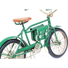 Avensyy Dekoratif Metal Bisiklet Çantalı Vintage Biblo Ev Ofis Hediyelik