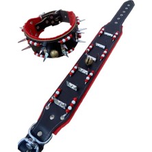 Sürmeli Tasma Kangal Çoban Köpek Tasması Tek Zilli Hakiki Deri