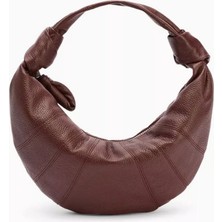 Lemaire Mini Fortune Kruvasan Deri Omuz Çantası, Minimal & Zarif