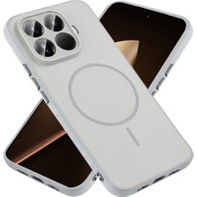 M.TK Moveteck Xiaomi Mi 15T Pro Kılıf Kamera Korumalı Magsafe Şarj Özellikli Yumuşak Kenarlı Hassas Butonlu Mat Silikon Kapak