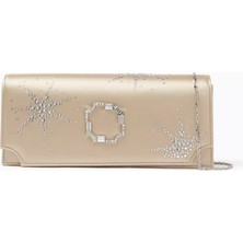 Malone Souliers Saten Vivien Süslemeli El Çantası, Zarif & Kristalli Akşam Çantası