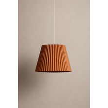 Limon 3D Desing Pleated Modern Tekli Sarkıt Avize – Minimalist Dekor, Ev Aydınlatma Oturma Odası