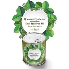Durukar® Konserve Bahçem Evde Konservede Kekik Dağ Kekiği Yetiştirme Kiti