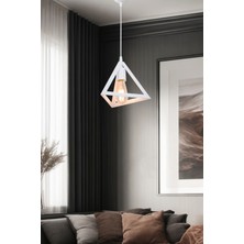 Limon 3D Desing Prizma Sarkıt Modern Avize Yatak Odası Salon Mutfak Koridor