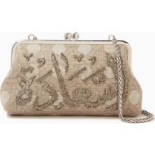 Saada Klasik Kanvas Çanta, El Yapımı & Zarif, Ince Zincir Askı