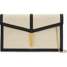 DeMellier Tokyo Kanvas ve Deri Çanta, Zarf Siluetli, Yazlık Şıklık